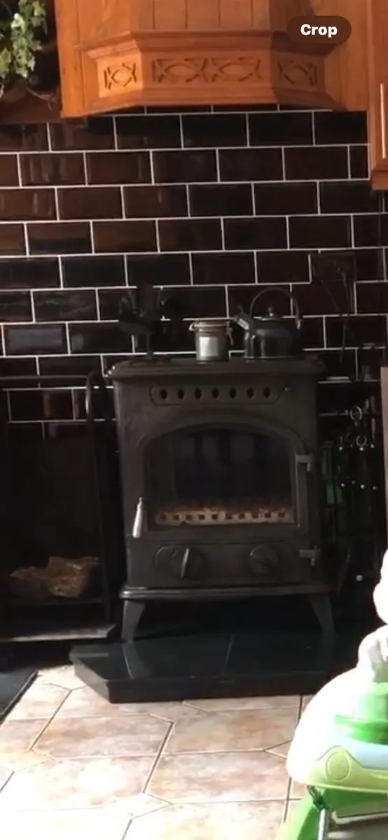 Stove with back boiler
