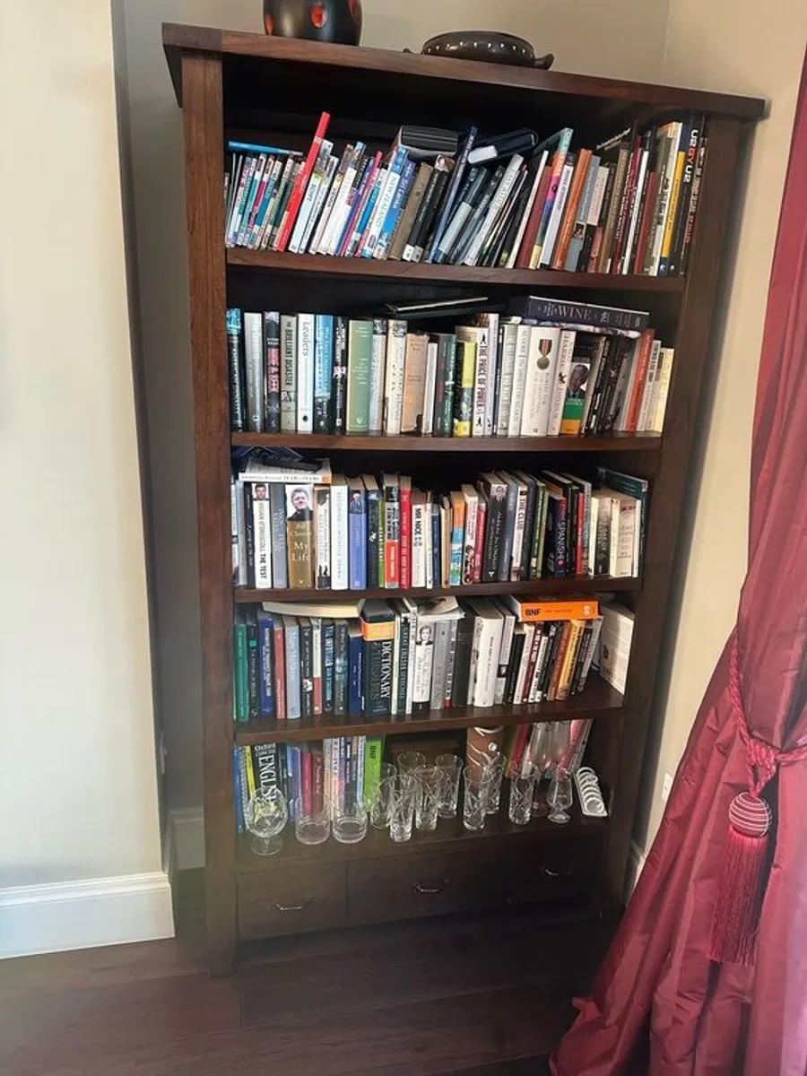 Solid Wood Bookcase - Image 1