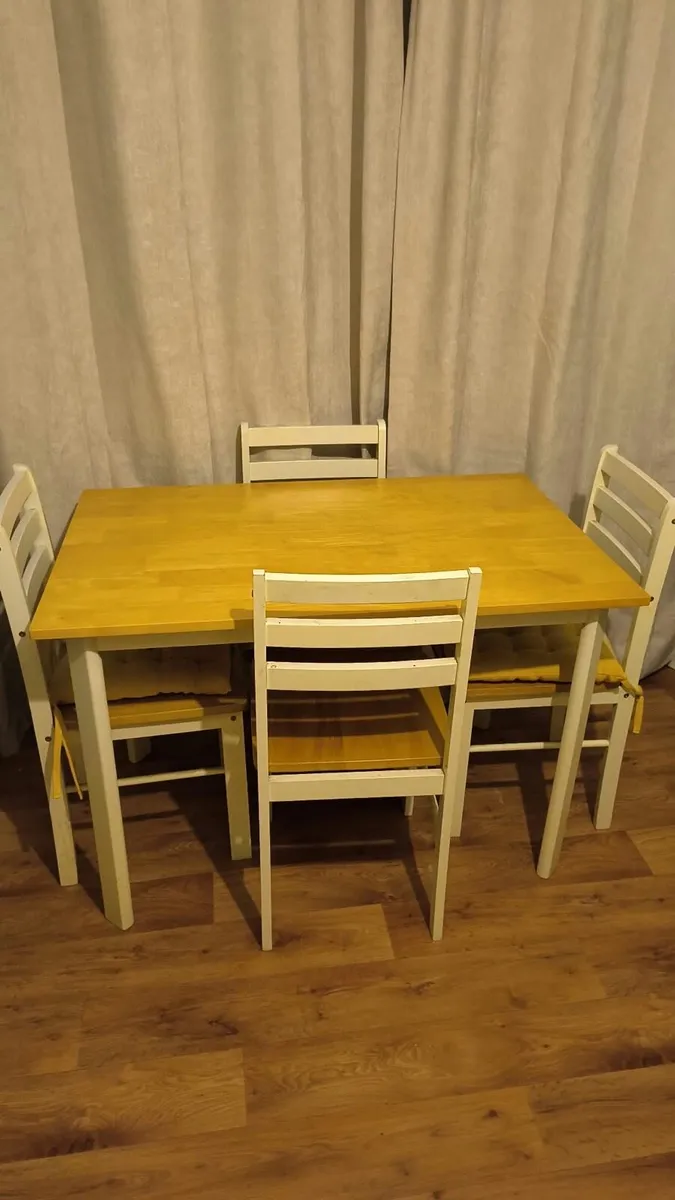 Table and chairs