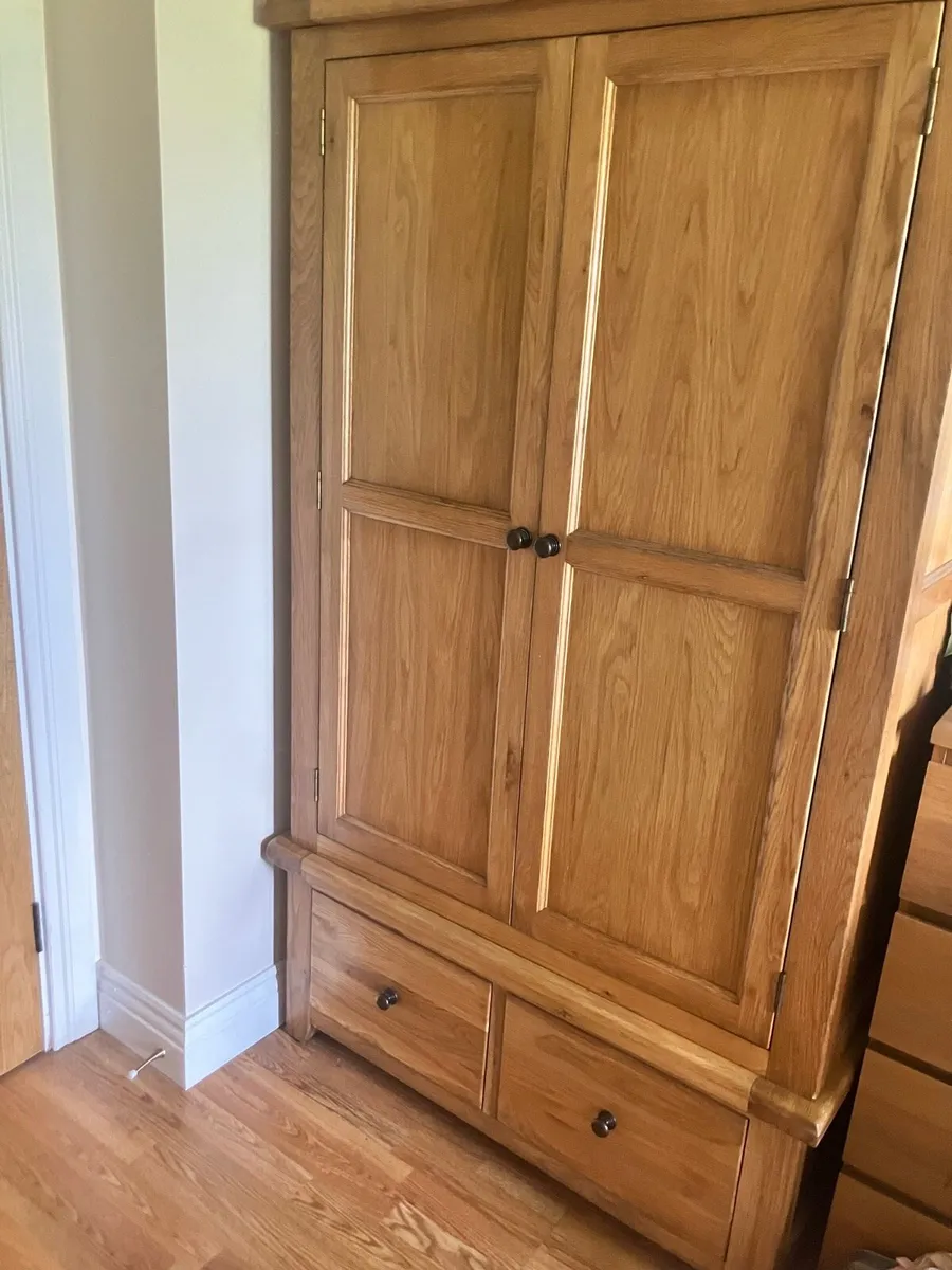 Solid wood wardrobe - Image 1