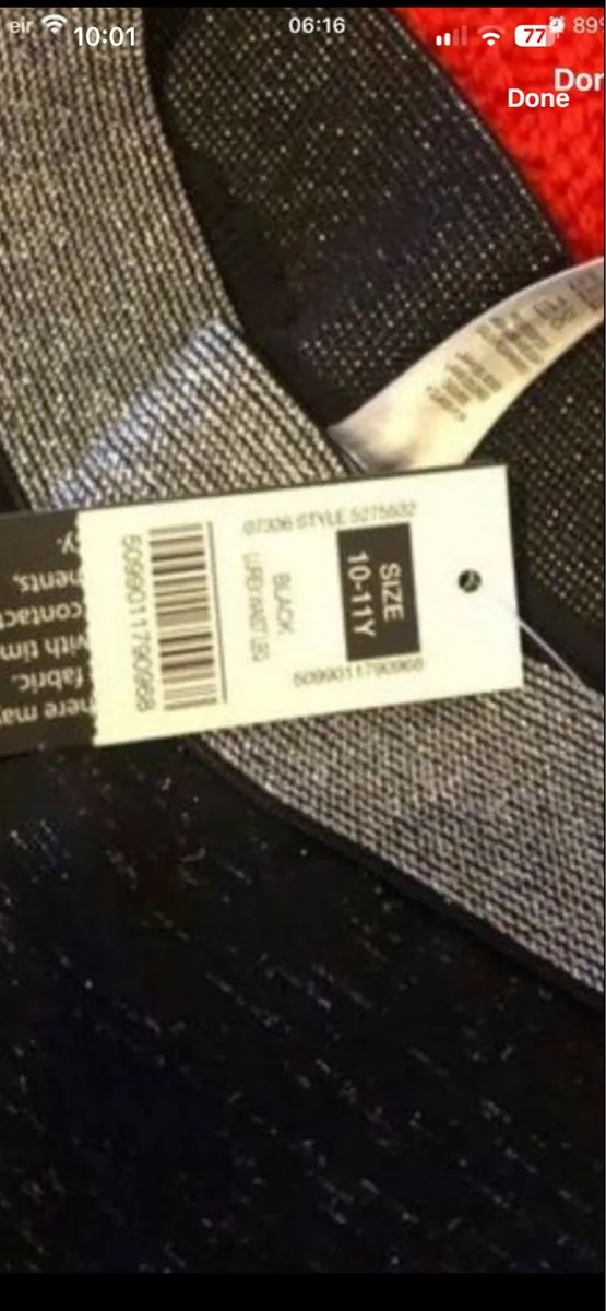 Girls BNWT legging age 10/11 €5 - Image 3