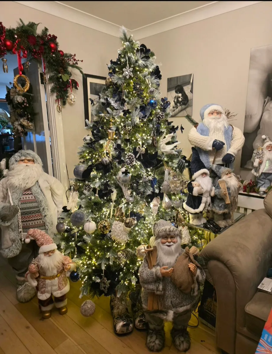 Christmas Tree - Tara Snowy Delux Pine 7ft - Image 1
