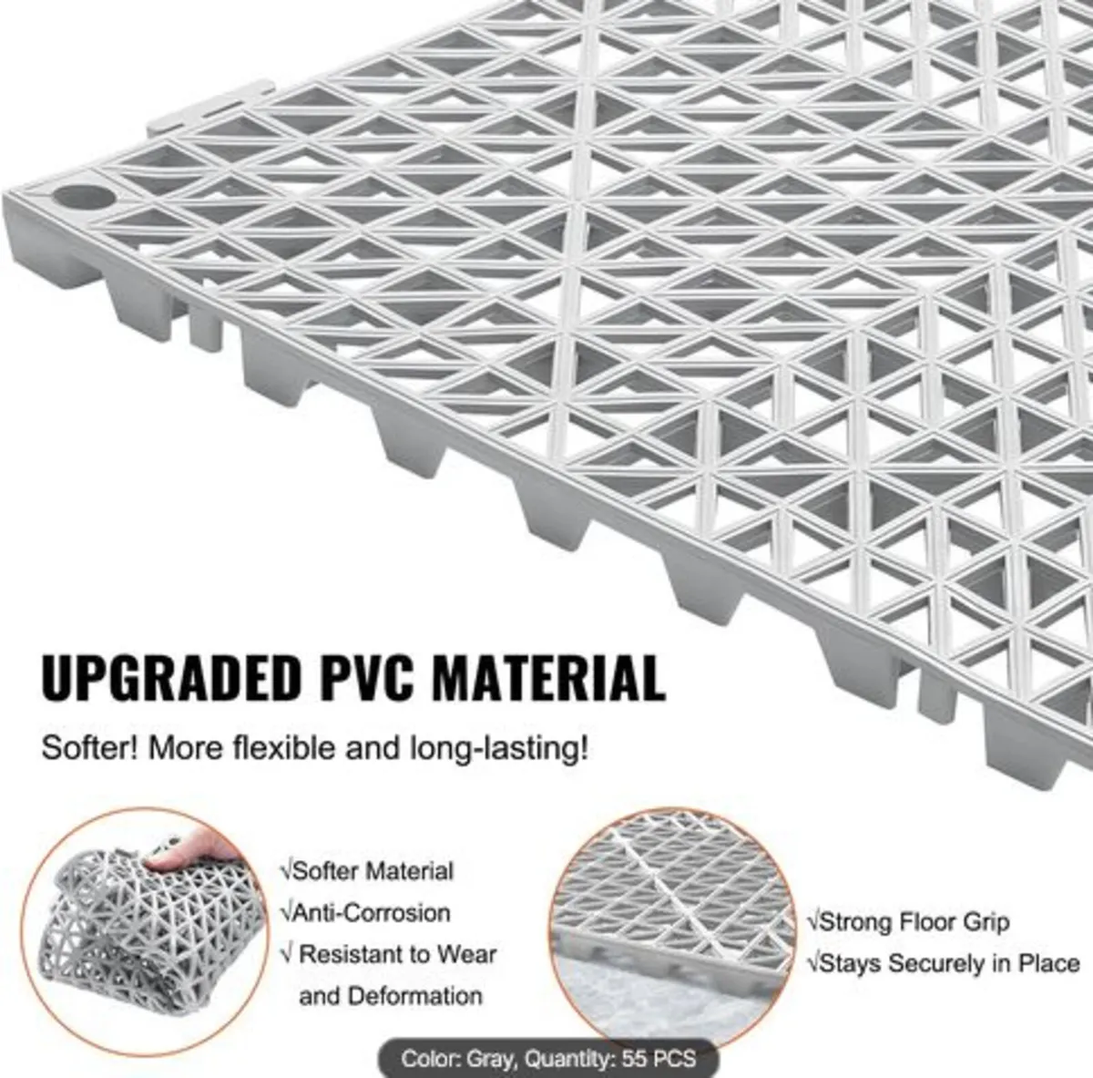 Modular Interlocking Cushion, 55 Pack 30 x 30 cm - Image 2