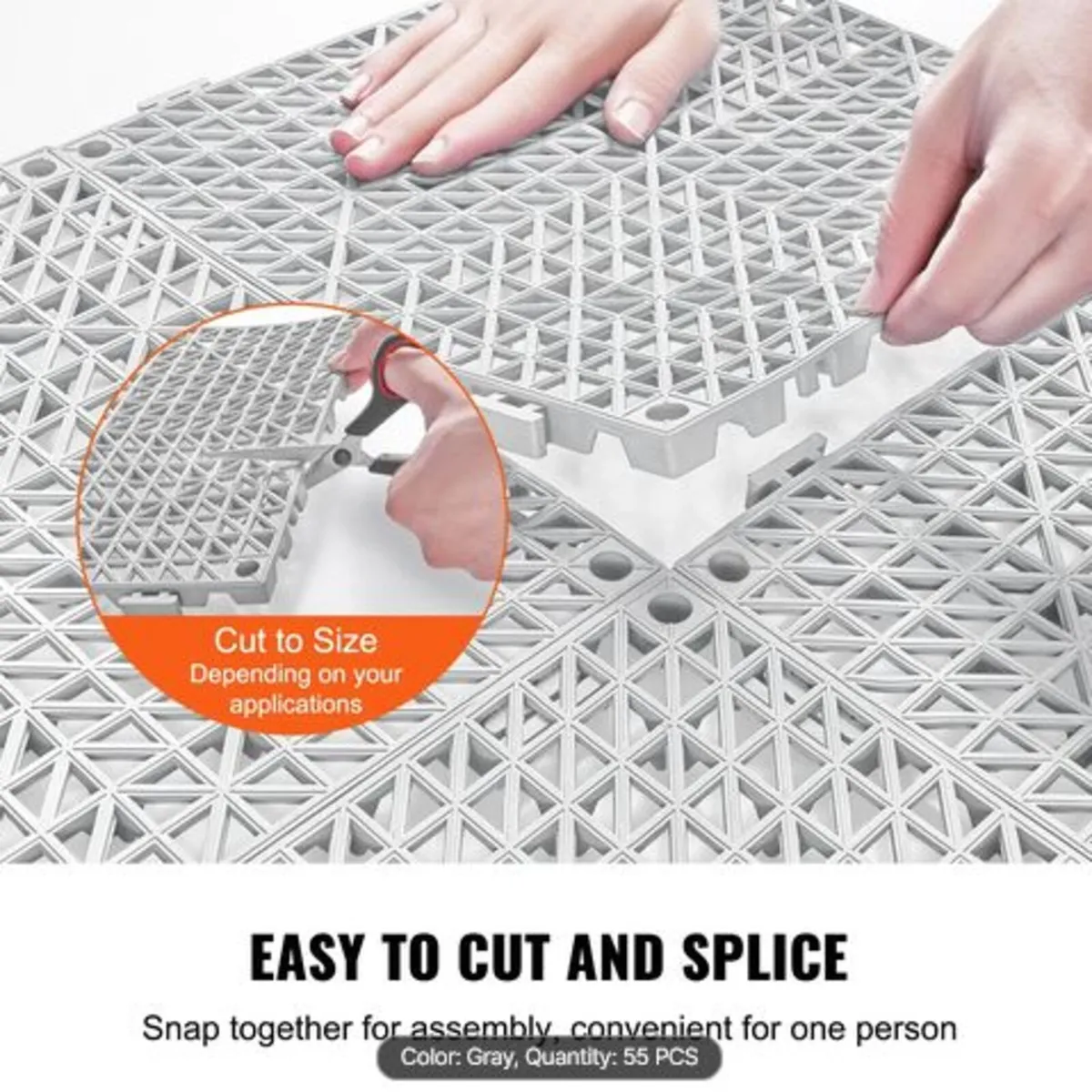 Modular Interlocking Cushion, 55 Pack 30 x 30 cm - Image 3