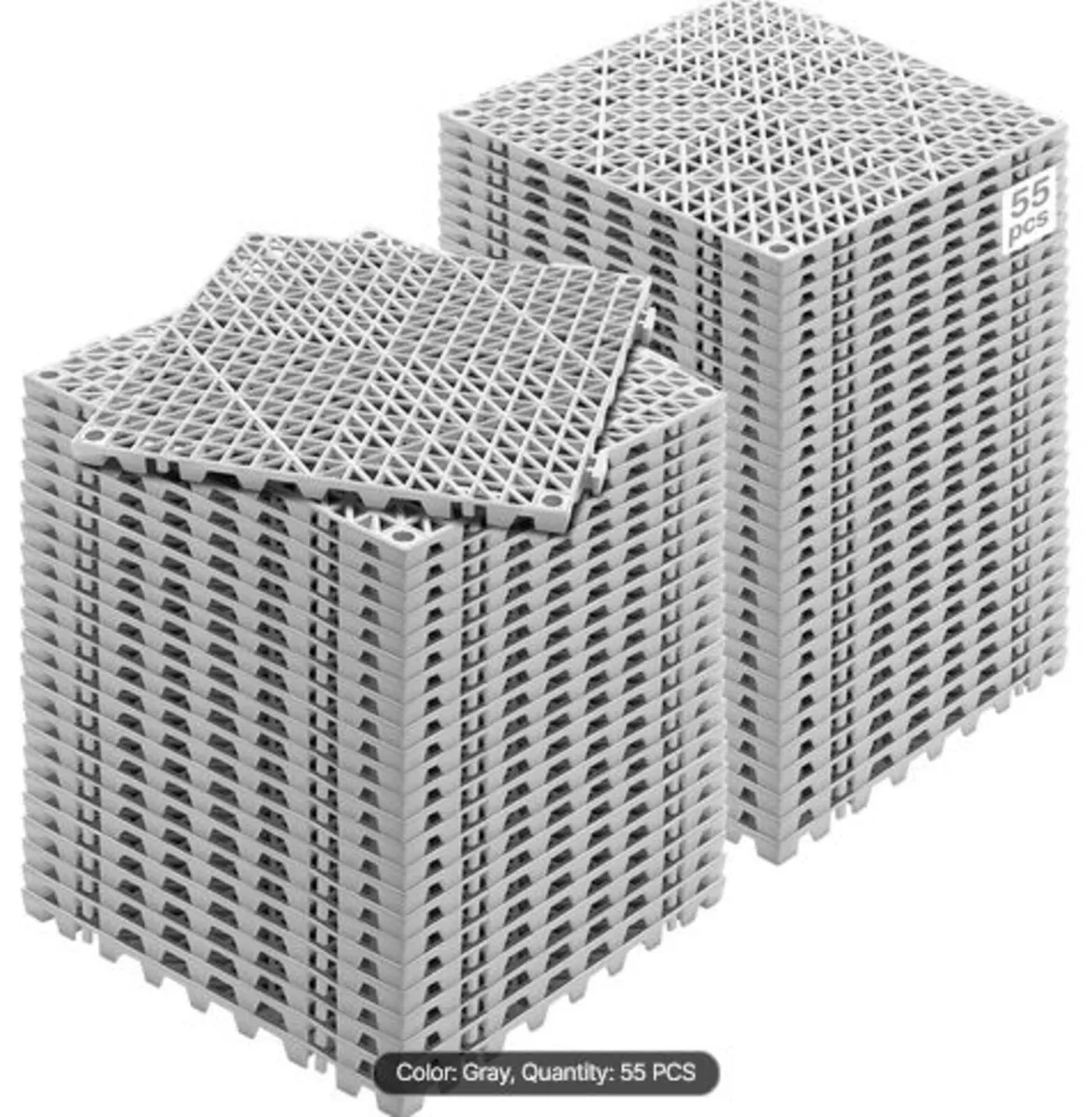 Modular Interlocking Cushion, 55 Pack 30 x 30 cm - Image 1