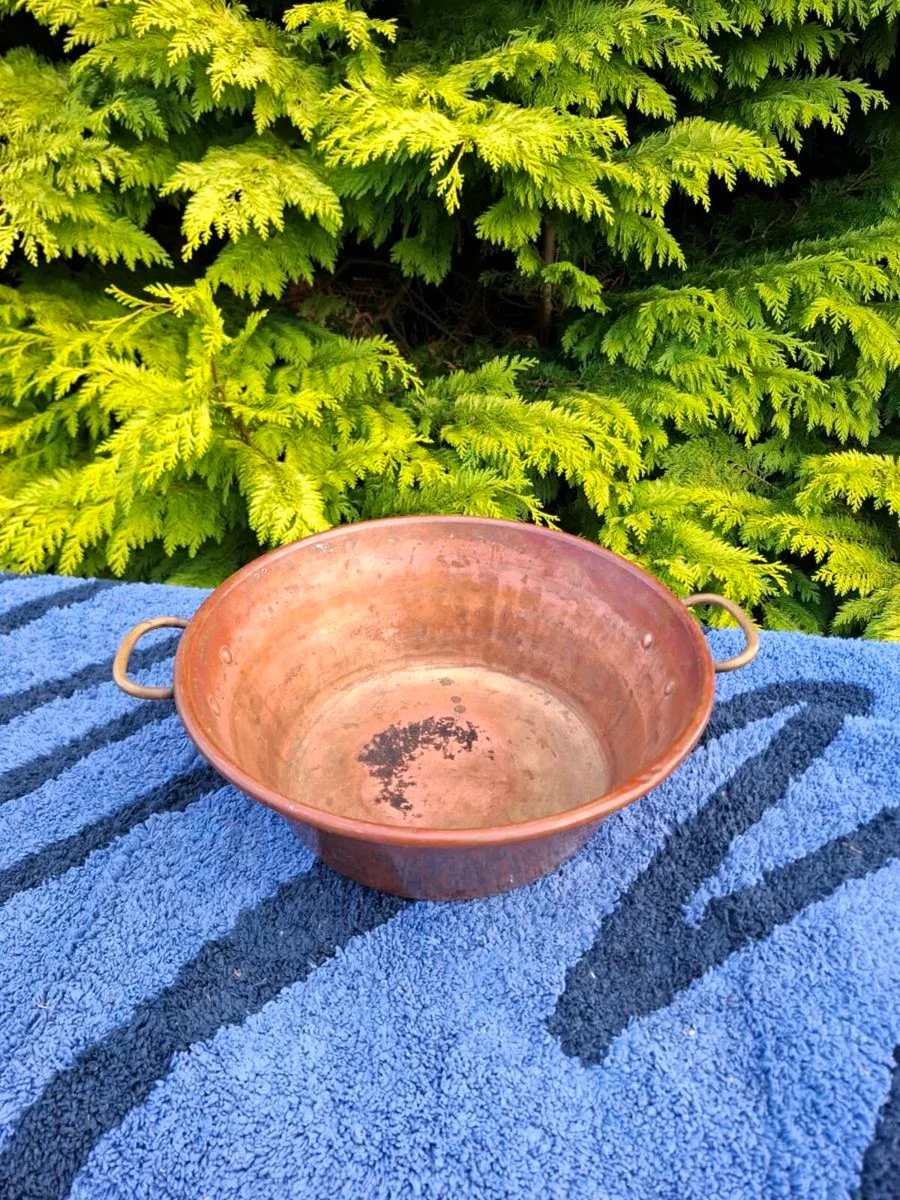 Copper 37cm pot - Image 1