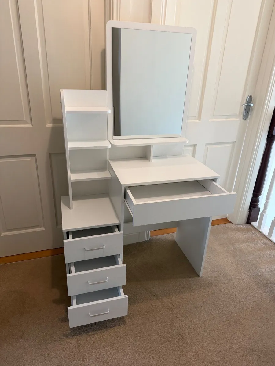 White Vanity Table - Image 2