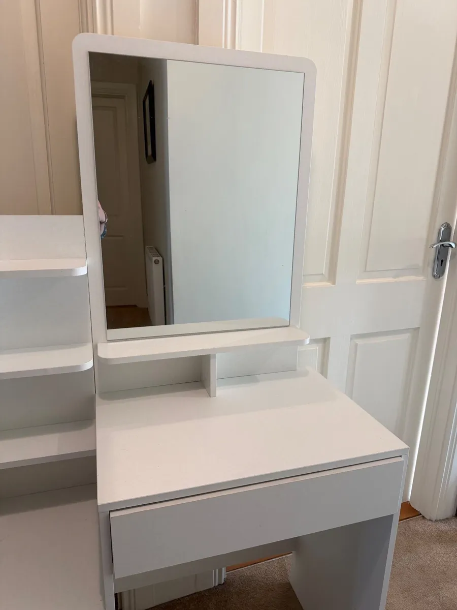 White Vanity Table - Image 4