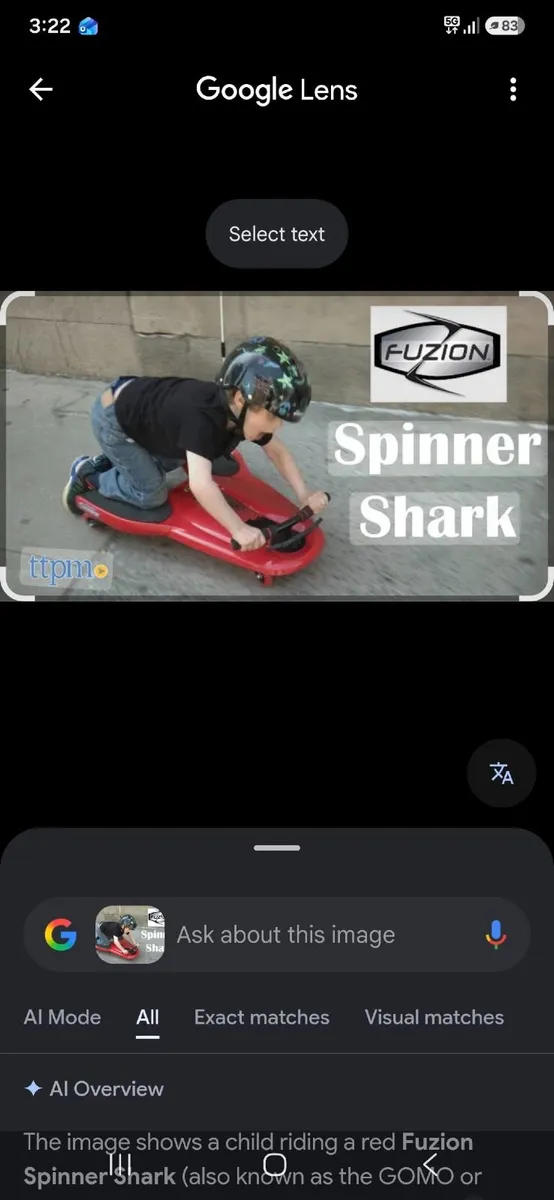 Kids spinner shark kneelboard - Image 2