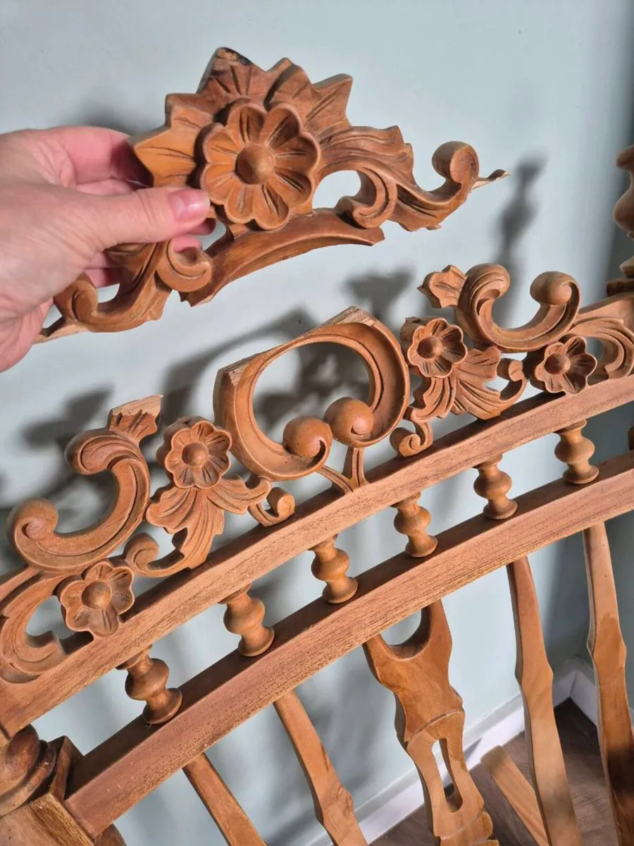 Wooden rocking Chair - Image 3