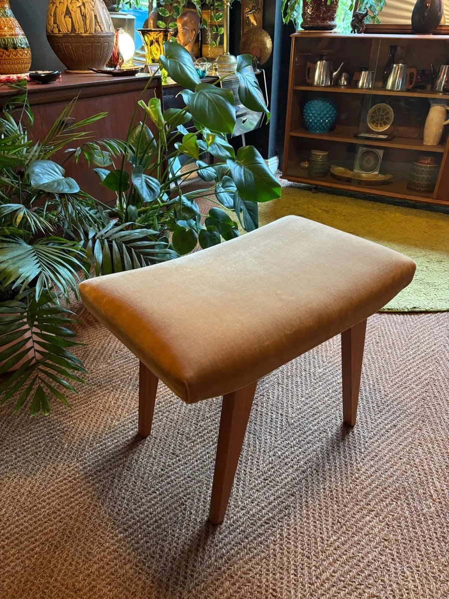 Mid Century Stool - Image 1