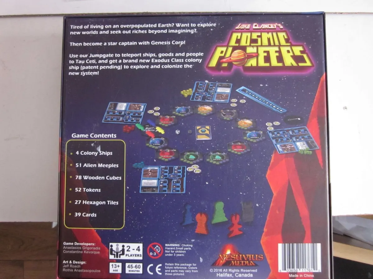 Cosmic Pioneers Board Game by Jake Clancy 2016 - Image 4