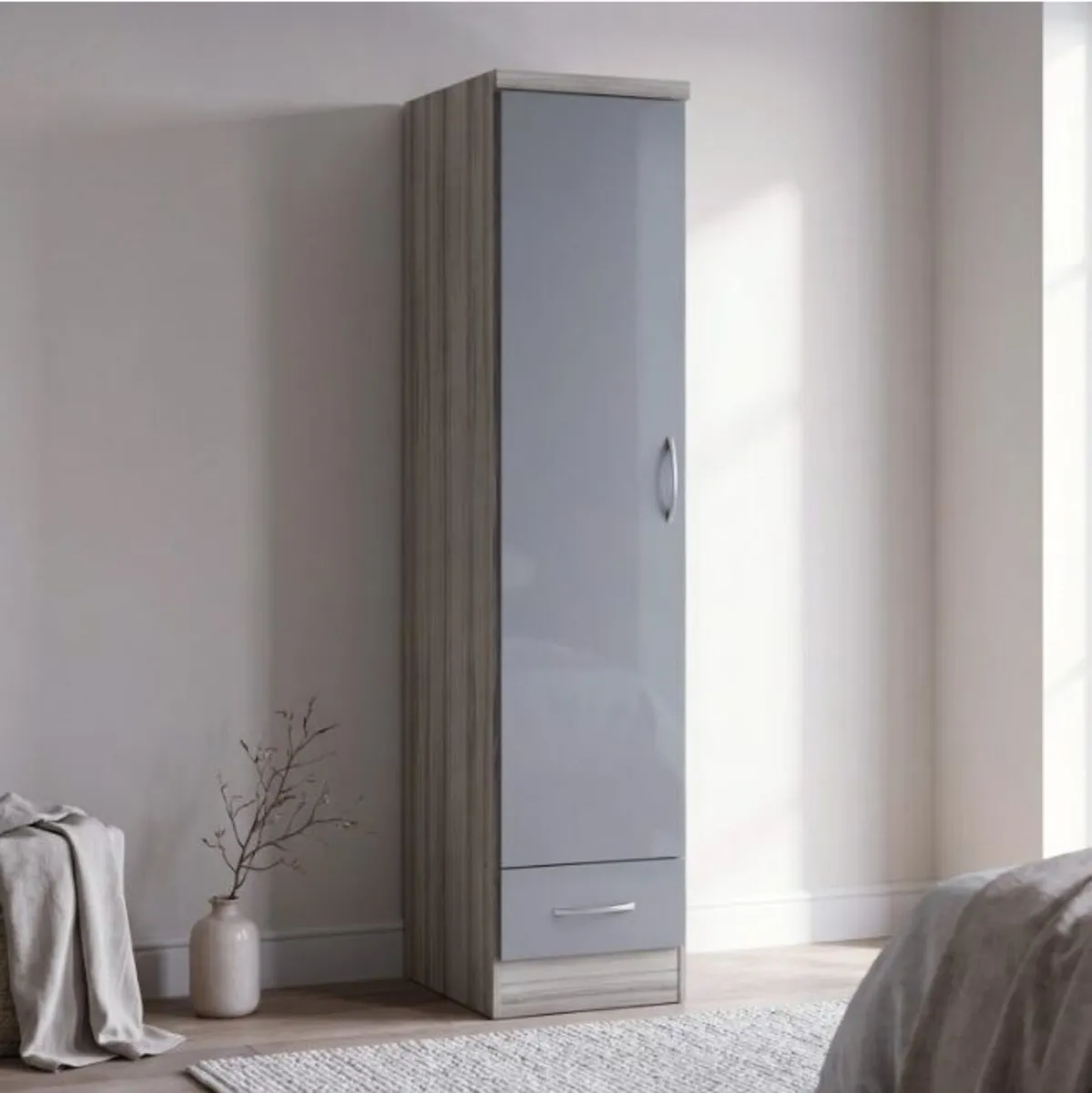 Nevada 1 Door 1 Drawer Wardrobe