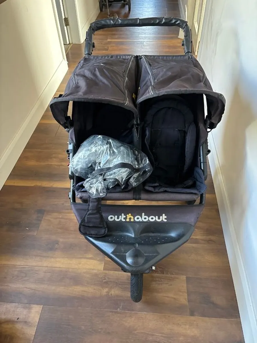 Out and About double buggy - Image 1