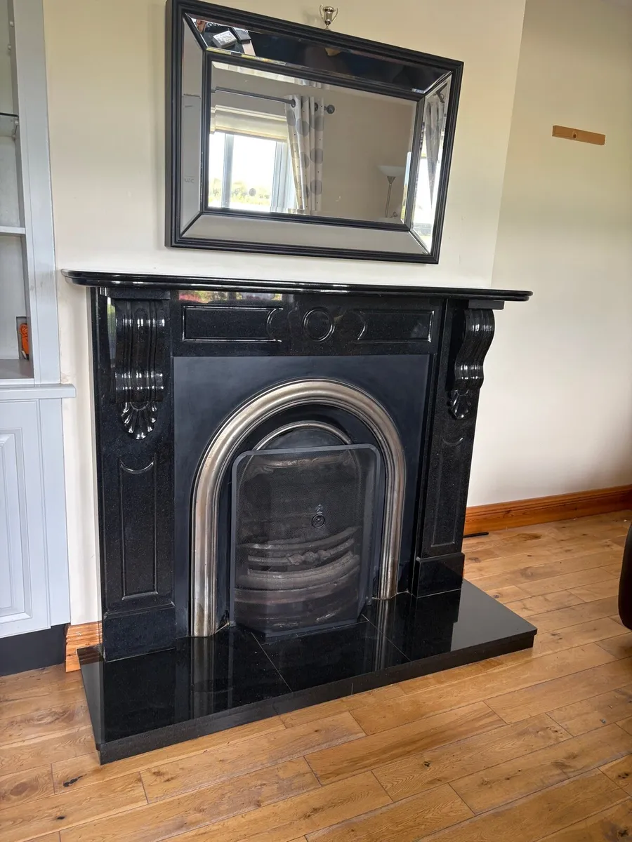 Marble fireplace