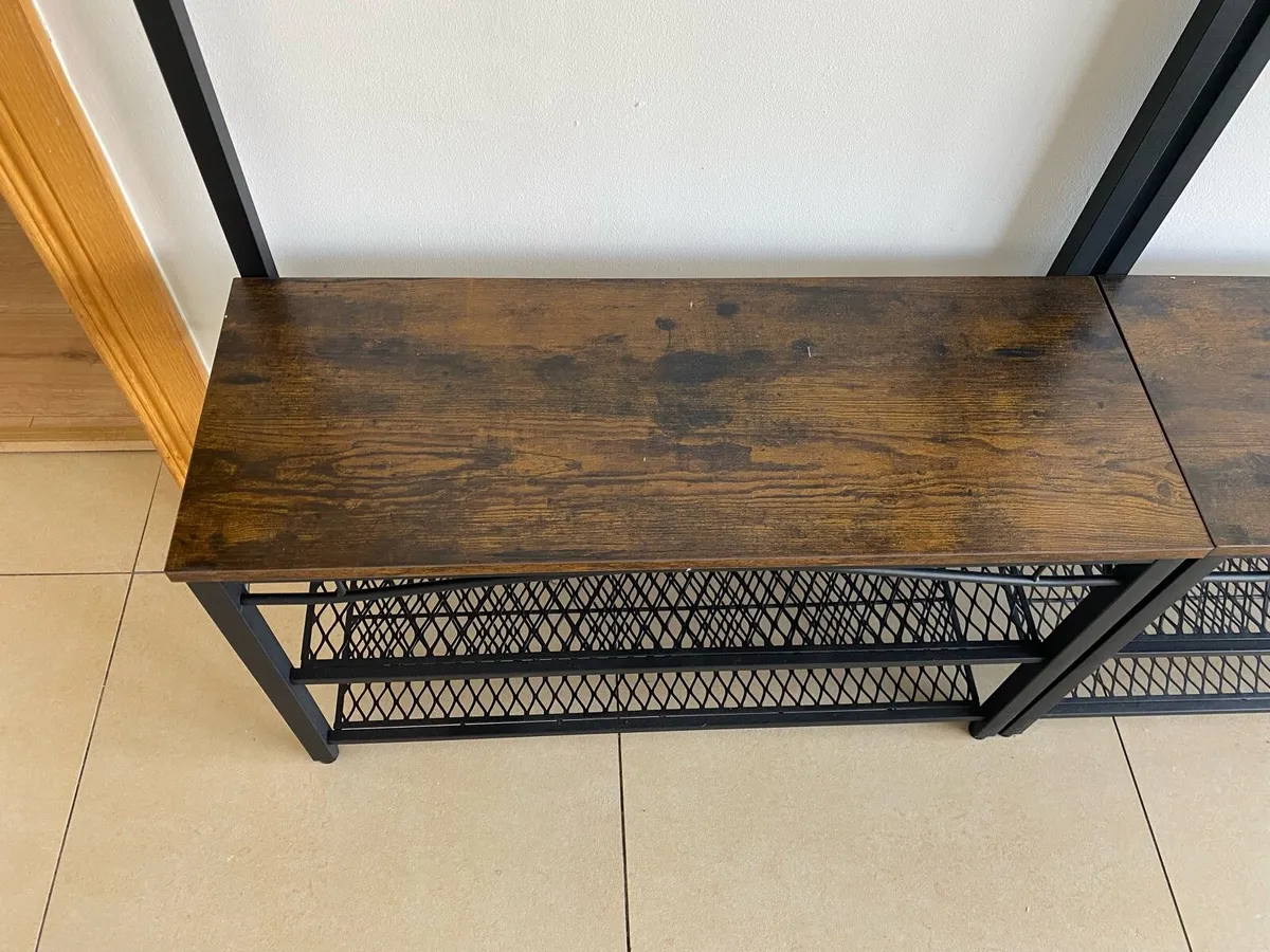 3 Dble Beds, 2 Coat Stands, 1 W’robe, 1 Shelving - Image 3