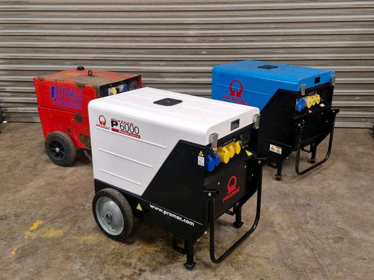 PRAMAC P6000 6KVA SUPER SILENT DIESEL GENERATORS * - Image 1