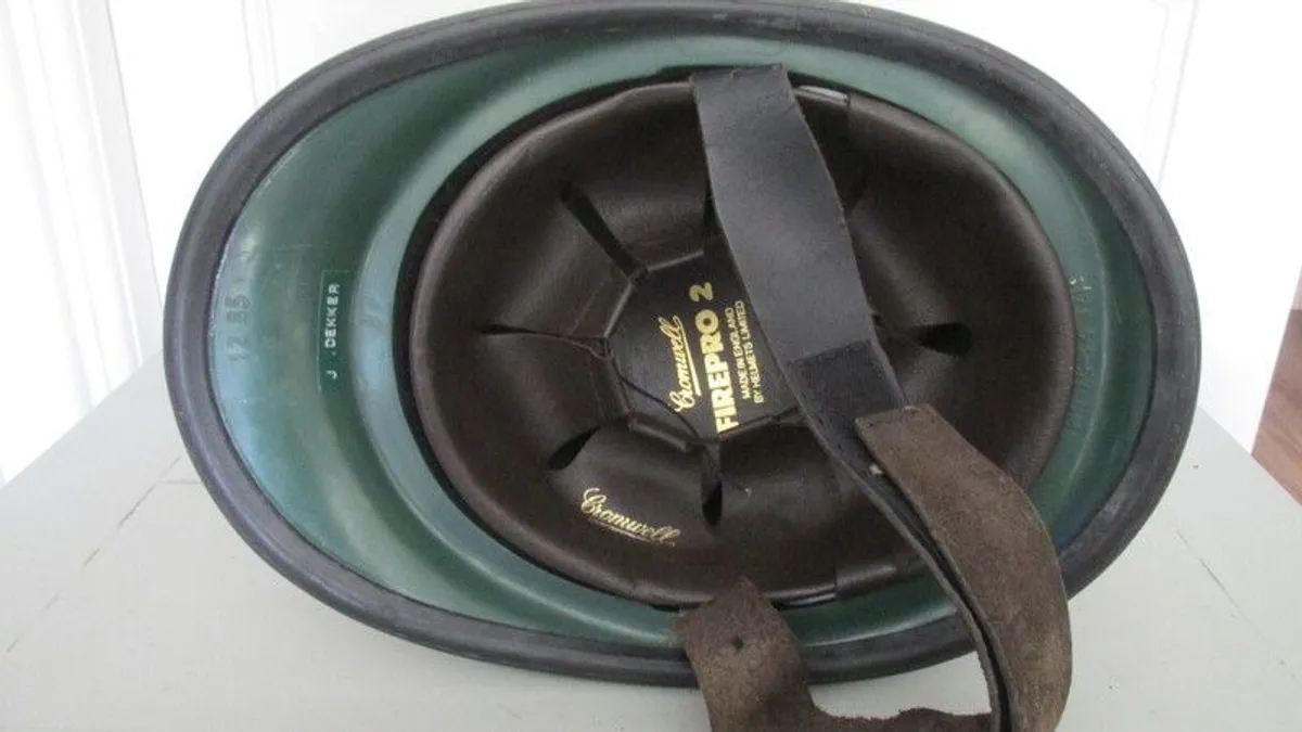 Rare Dutch fire helmet (3 of 3) - Image 4