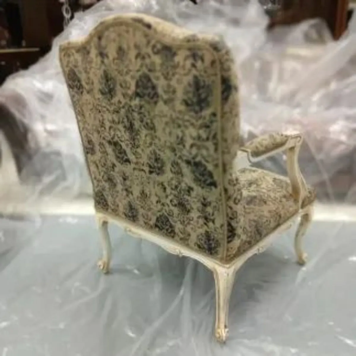 Armchair Antique Tempera - Image 1