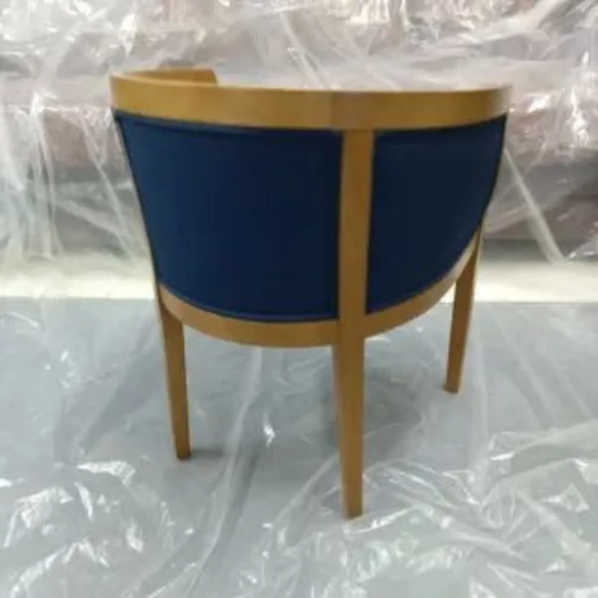Armchair Fabric Blue - Image 1