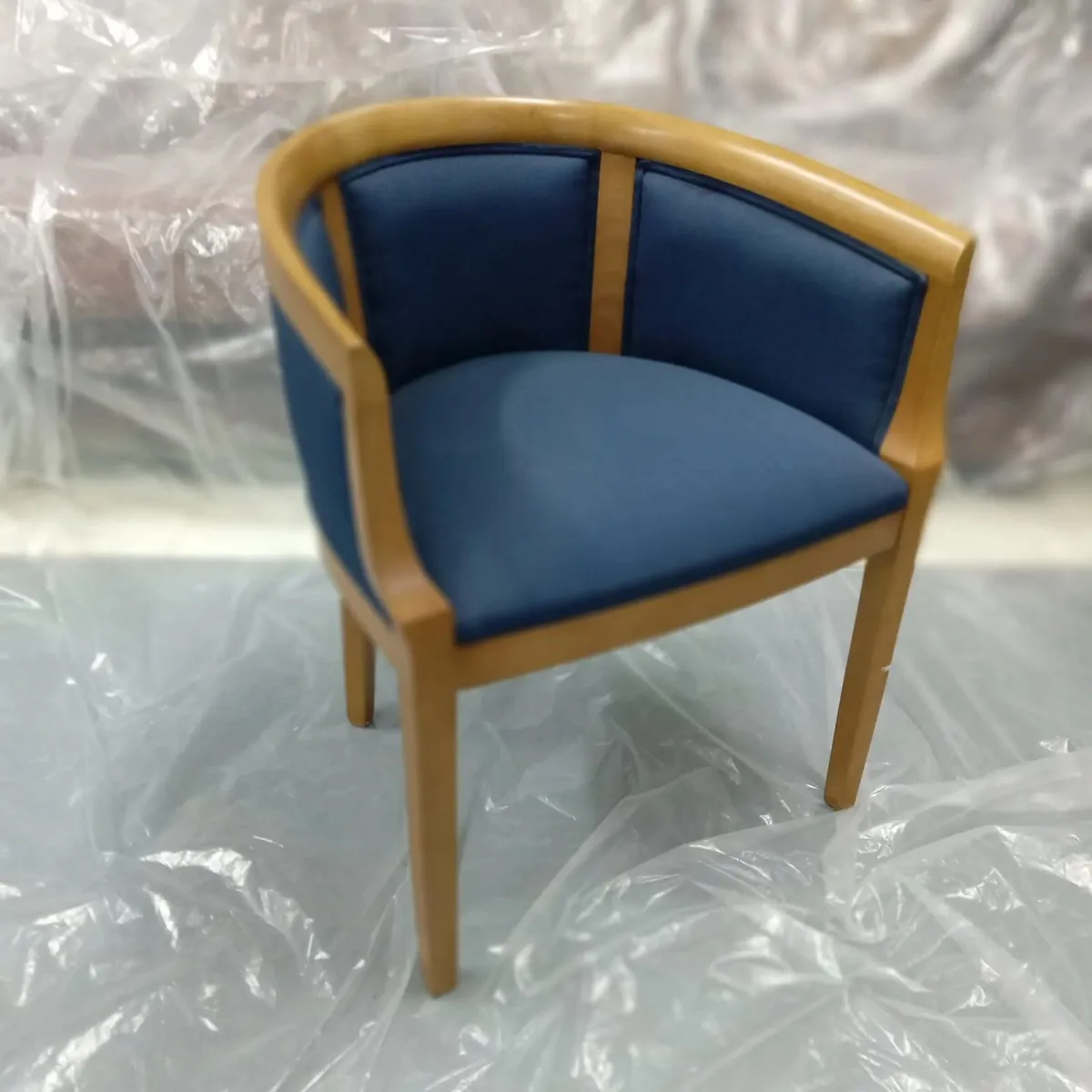 Armchair Fabric Blue - Image 2