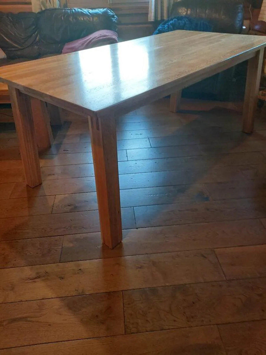 Solid Oak table - Image 3