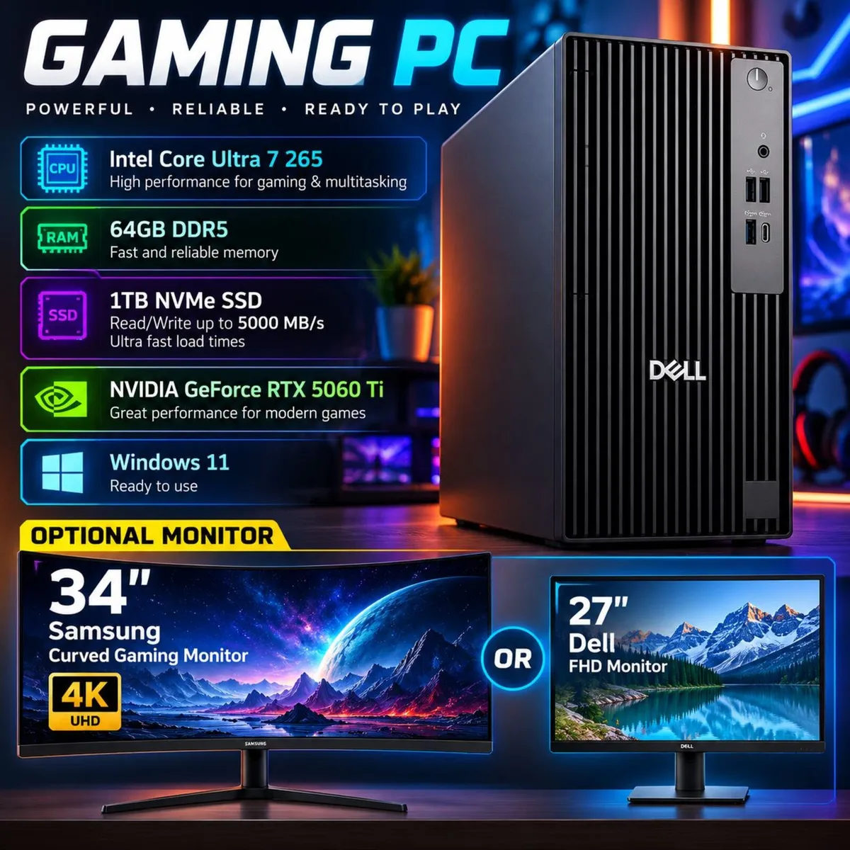 NEW Dell gaming PC