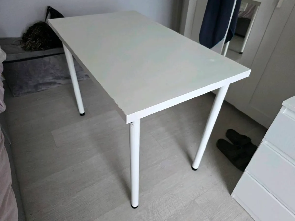 IKEA White Desk – Excellent Condition - Image 1