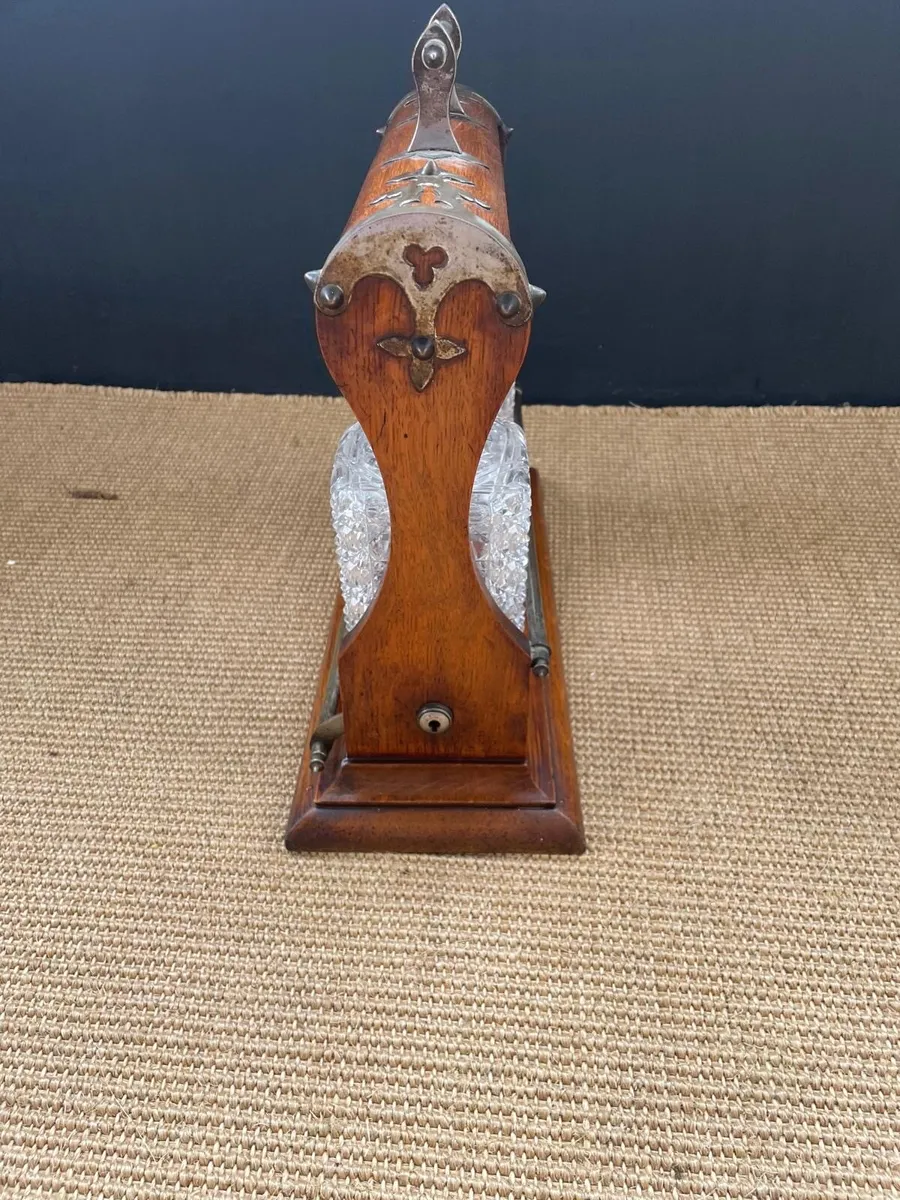 Antique decanters in stand - Image 4