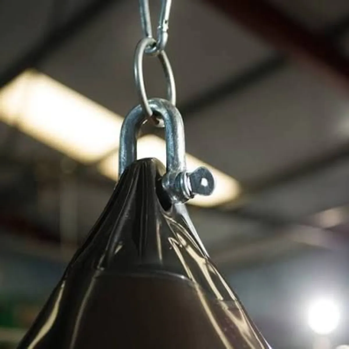 Punching bag water filled bouy with gloves. - Image 2