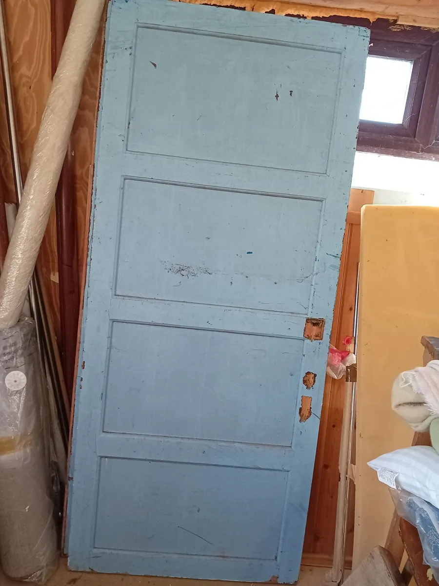 3 X PINE PANELS DOORS CUPBOARD HEADBOARD WALL - Image 1