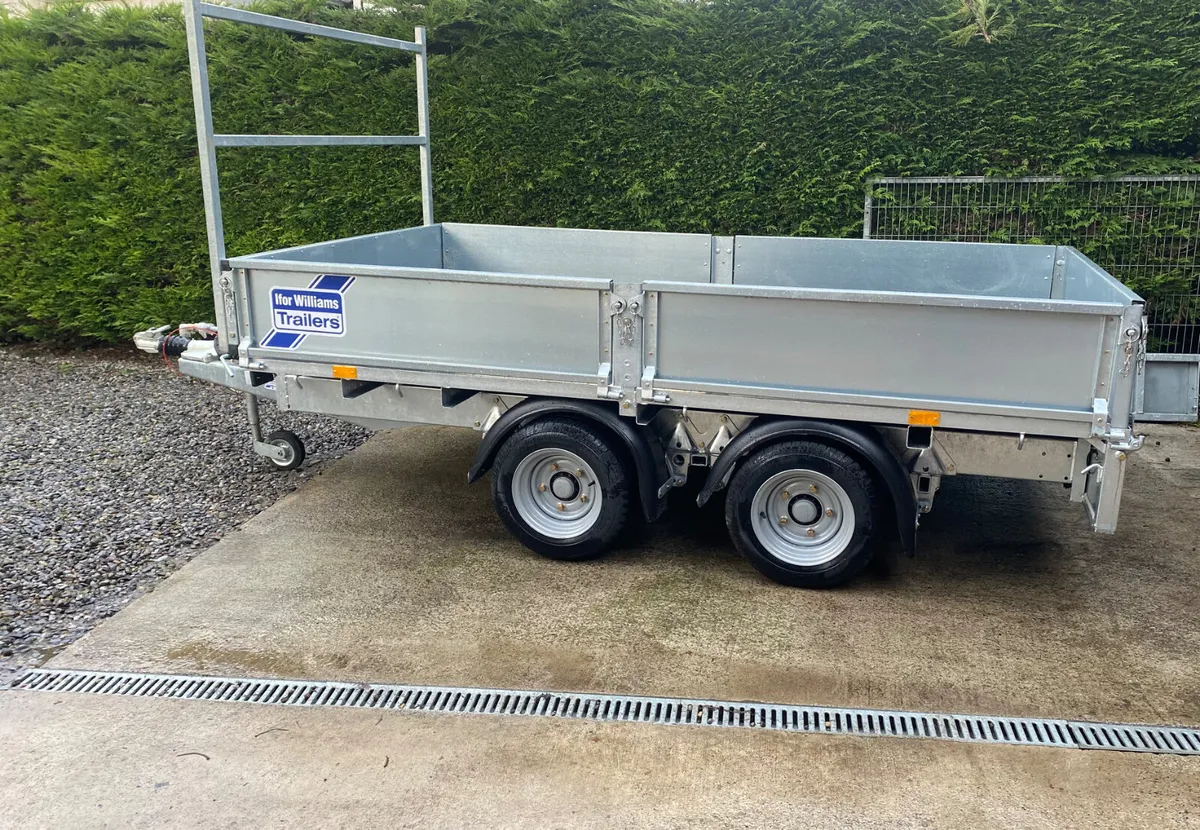 New Ifor Williams 10x5.6 Dropside Trailer - Image 1