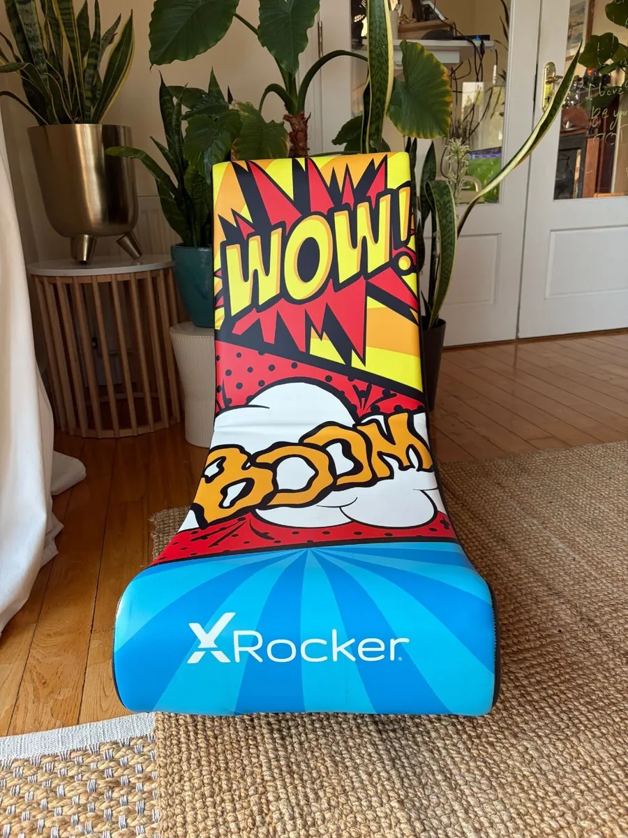 X Rocker Comic Video Rocker gaming chair - Image 1