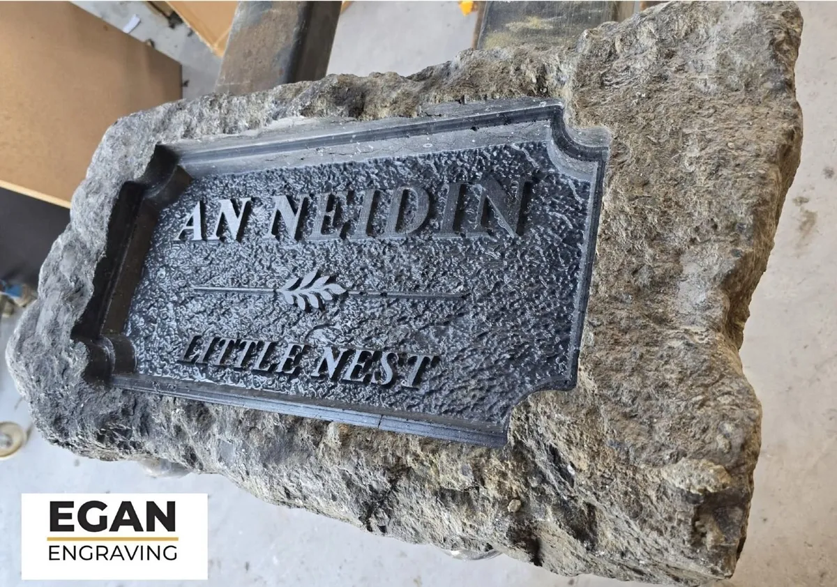 Natural stone house signs, Memorials, Headstones. - Image 4