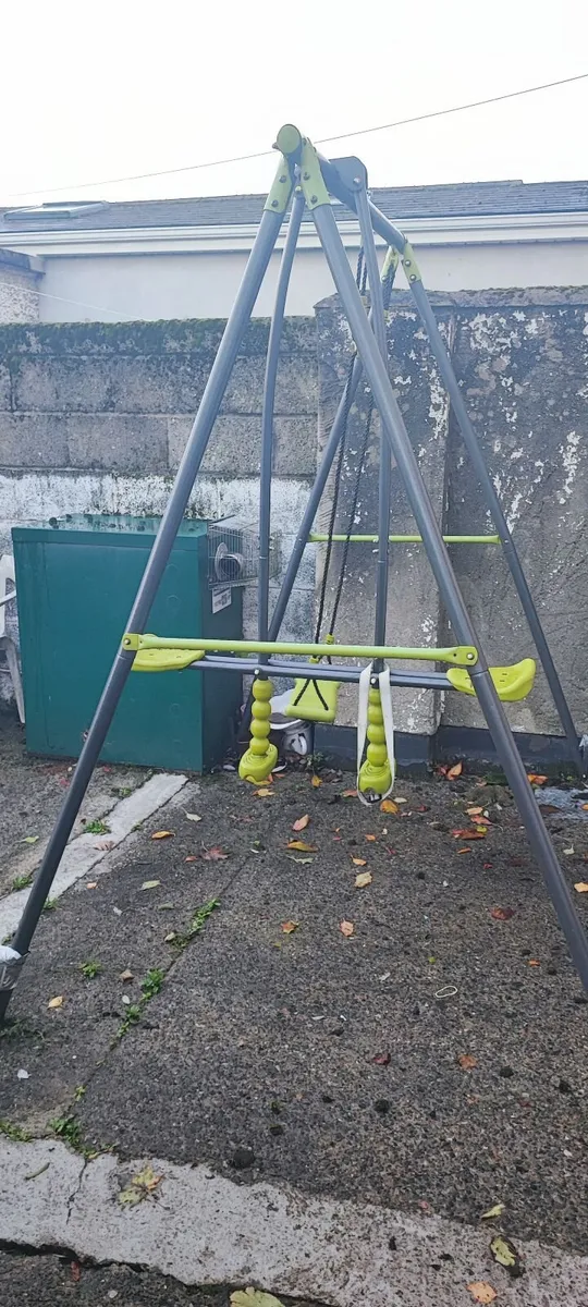 Children's Swing Set with Toddler Seat – Good Cond - Image 2