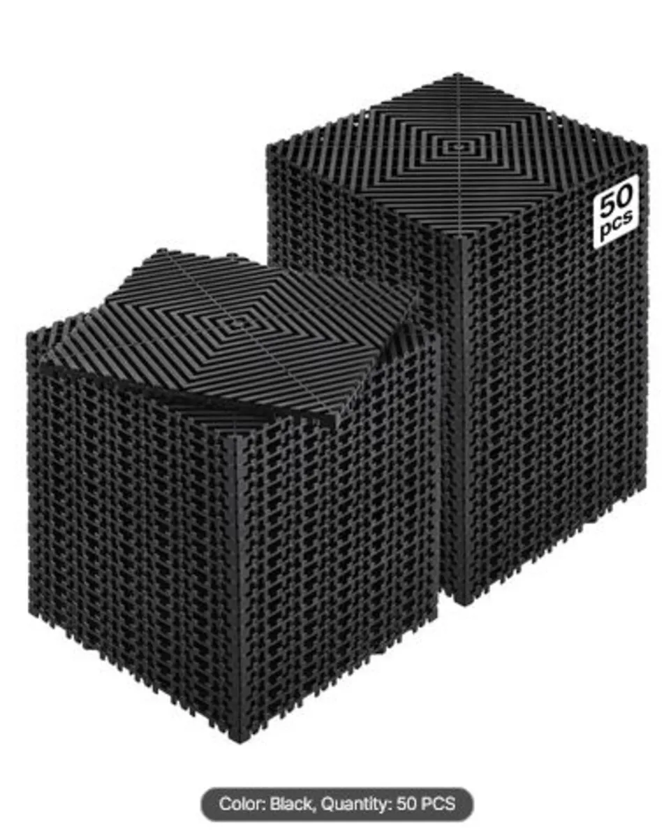 Interlocking Drainage Mat, 12” x 12” Modular - Image 1
