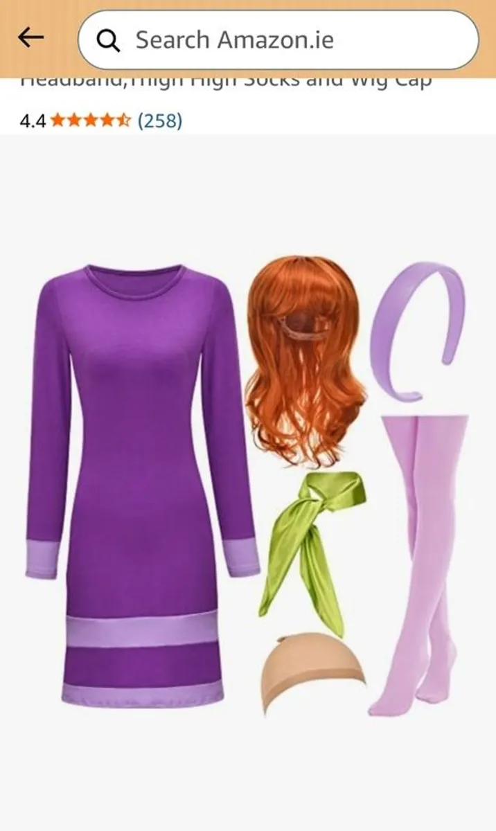 Scooby Doo Halloween Costumes - 4 Adult Costumes - Worn Once - Image 2
