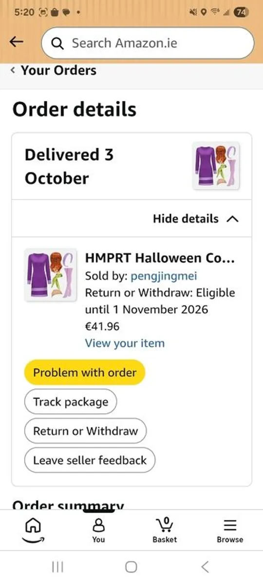Scooby Doo Halloween Costumes - 4 Adult Costumes - Worn Once - Image 3