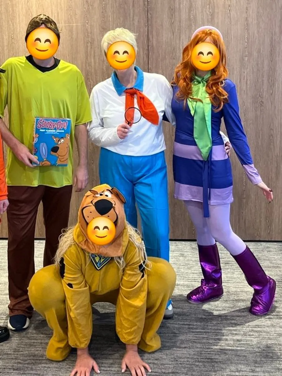 Scooby Doo Halloween Costumes - 4 Adult Costumes - Worn Once - Image 1