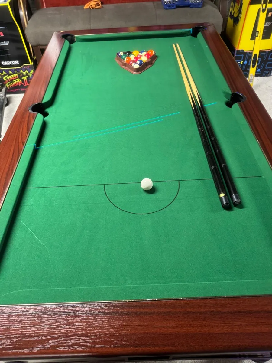 7x4 slate bed pool table - Image 3