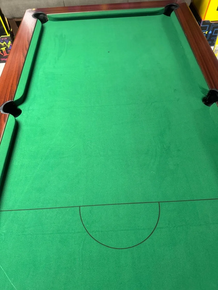 7x4 slate bed pool table - Image 1
