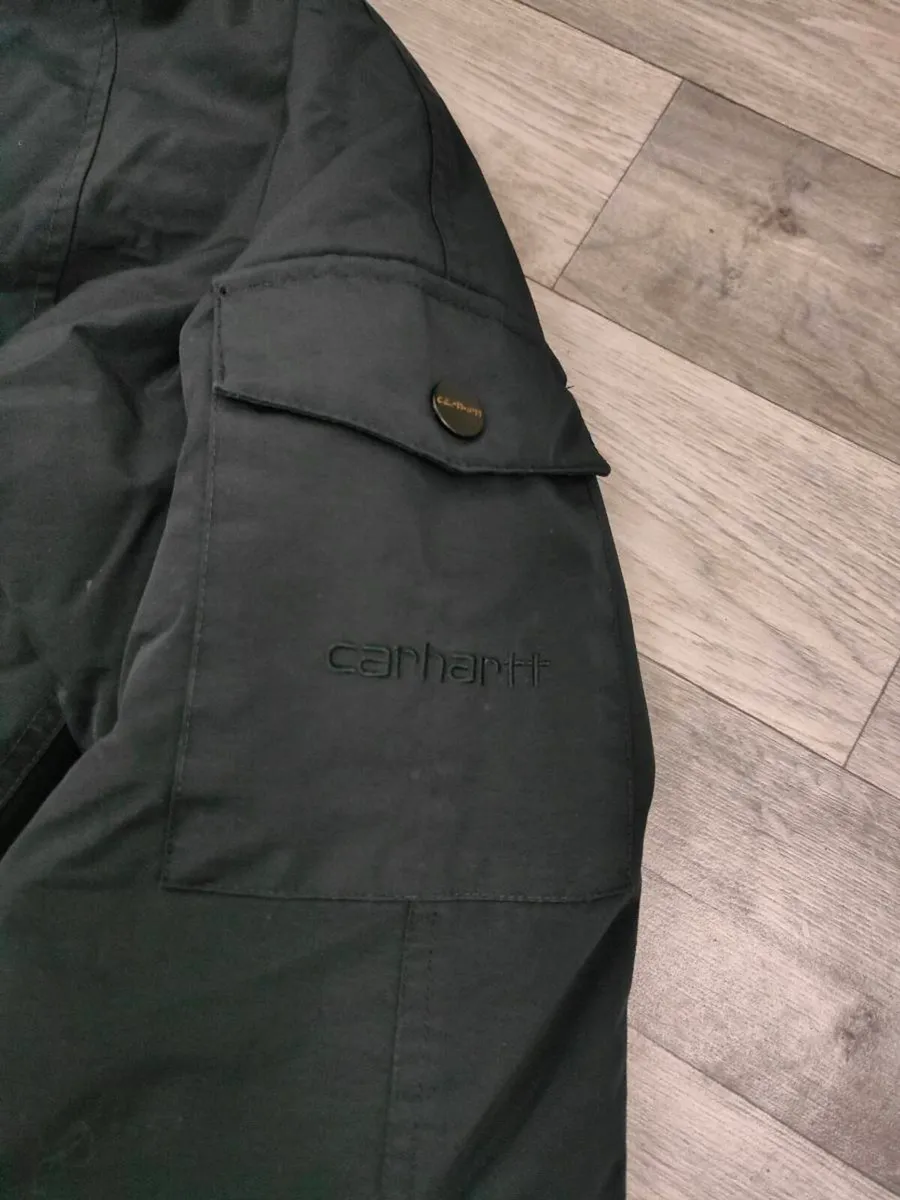 Carhartt Nylon Padded Winter Parka Jacket Mens S - Image 4