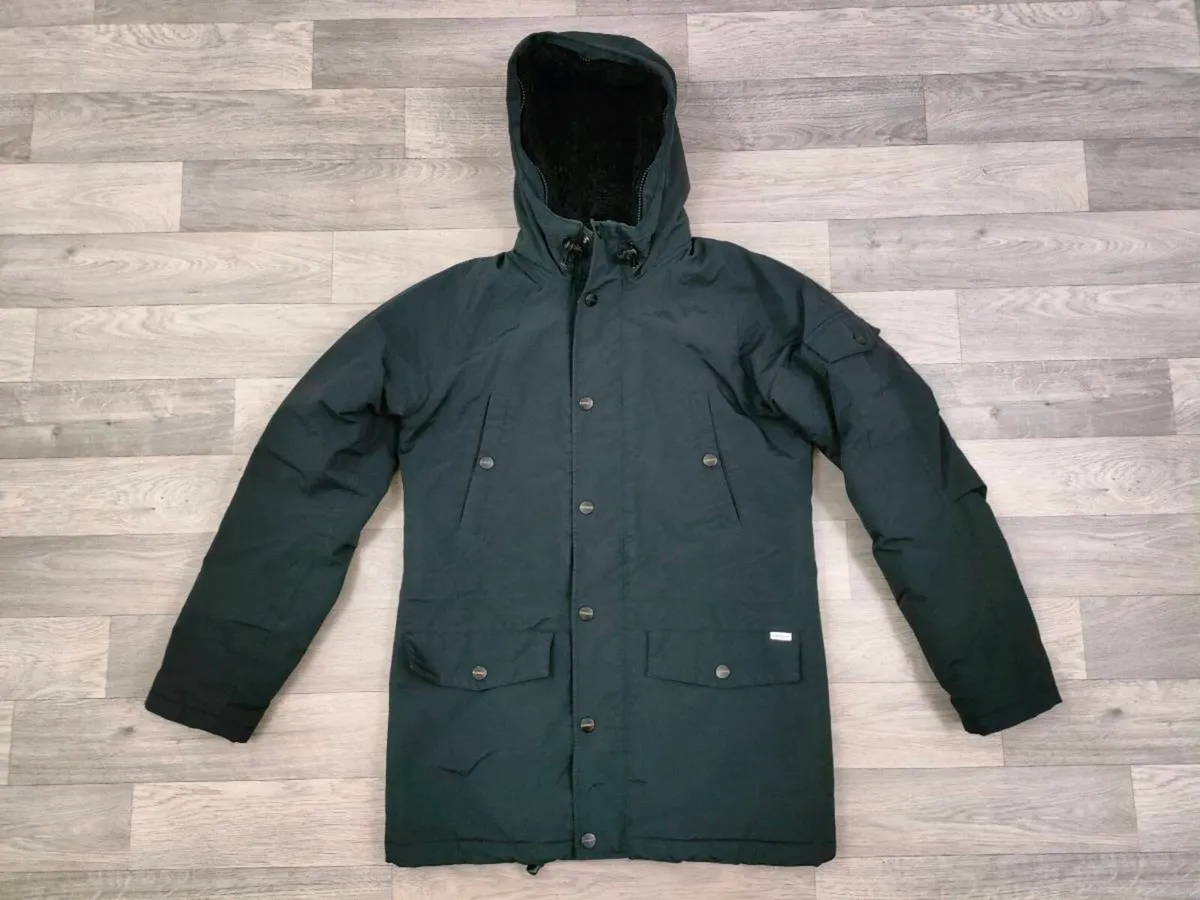 Carhartt Nylon Padded Winter Parka Jacket Mens S - Image 1