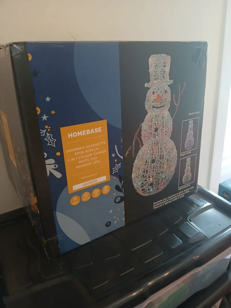 Christmas Garden Snowman