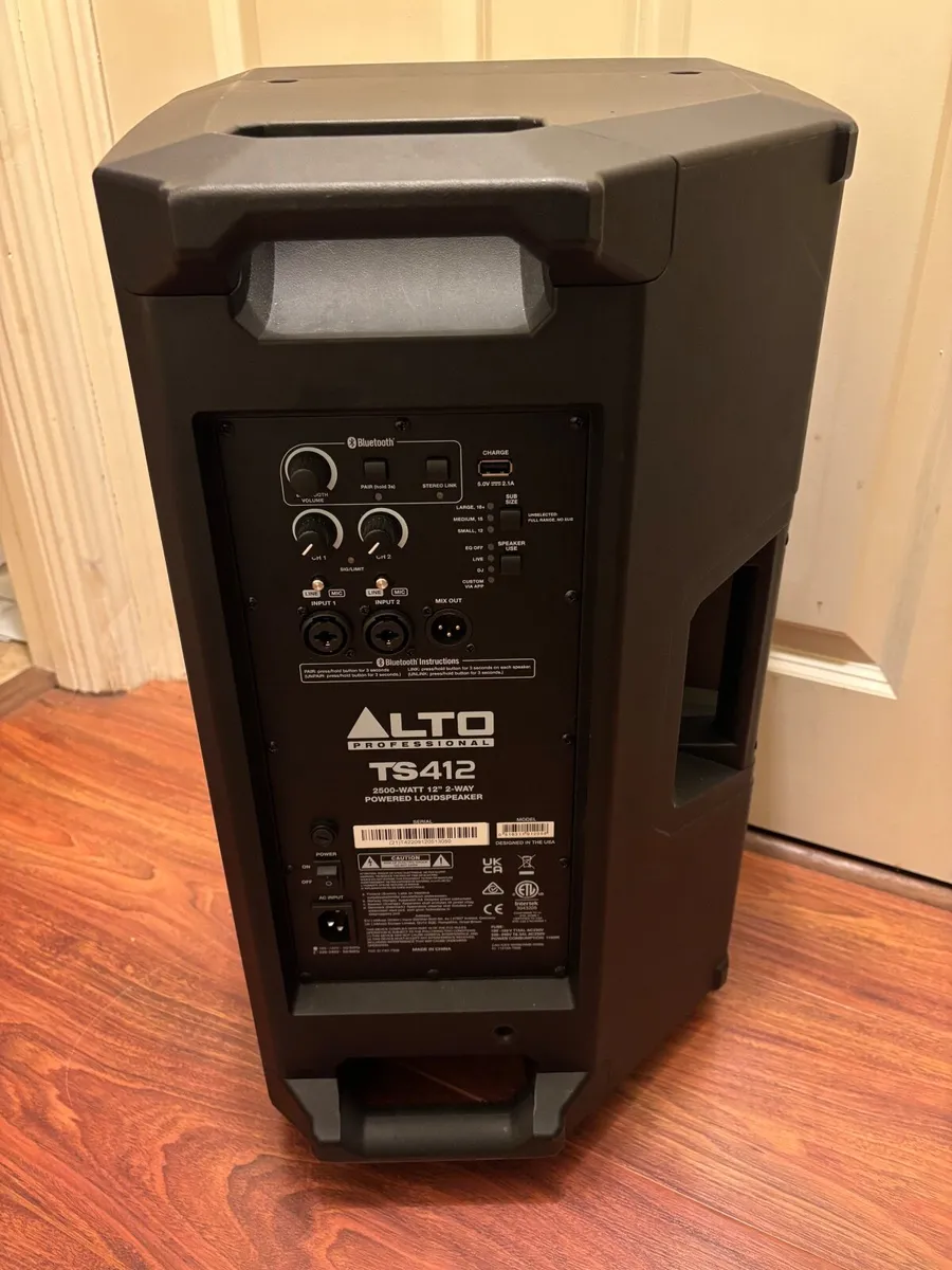 4 x Alto TS412 speakers - Image 2