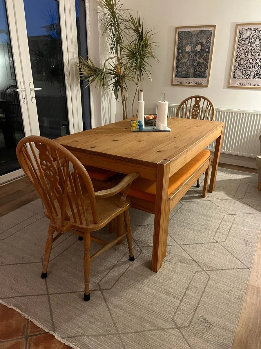 Table and bench - Image 1