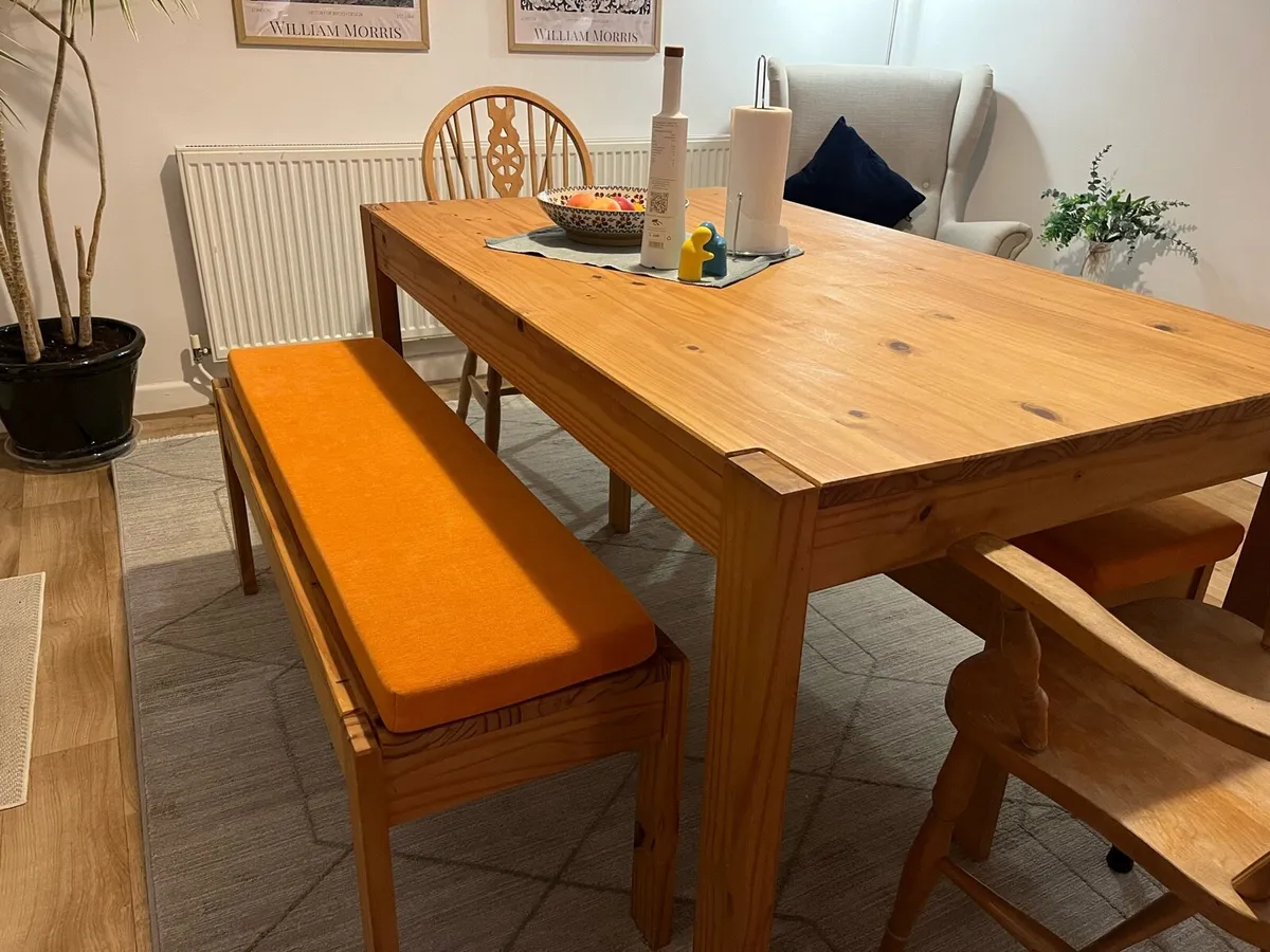 Table and bench - Image 2