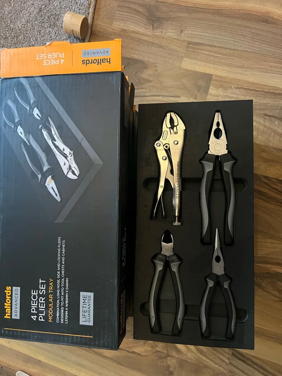4 piece plier set, Halfords’s advanced