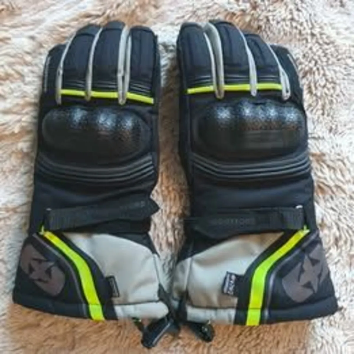 Men's Oxford Motorcycle Gloves. - Image 1
