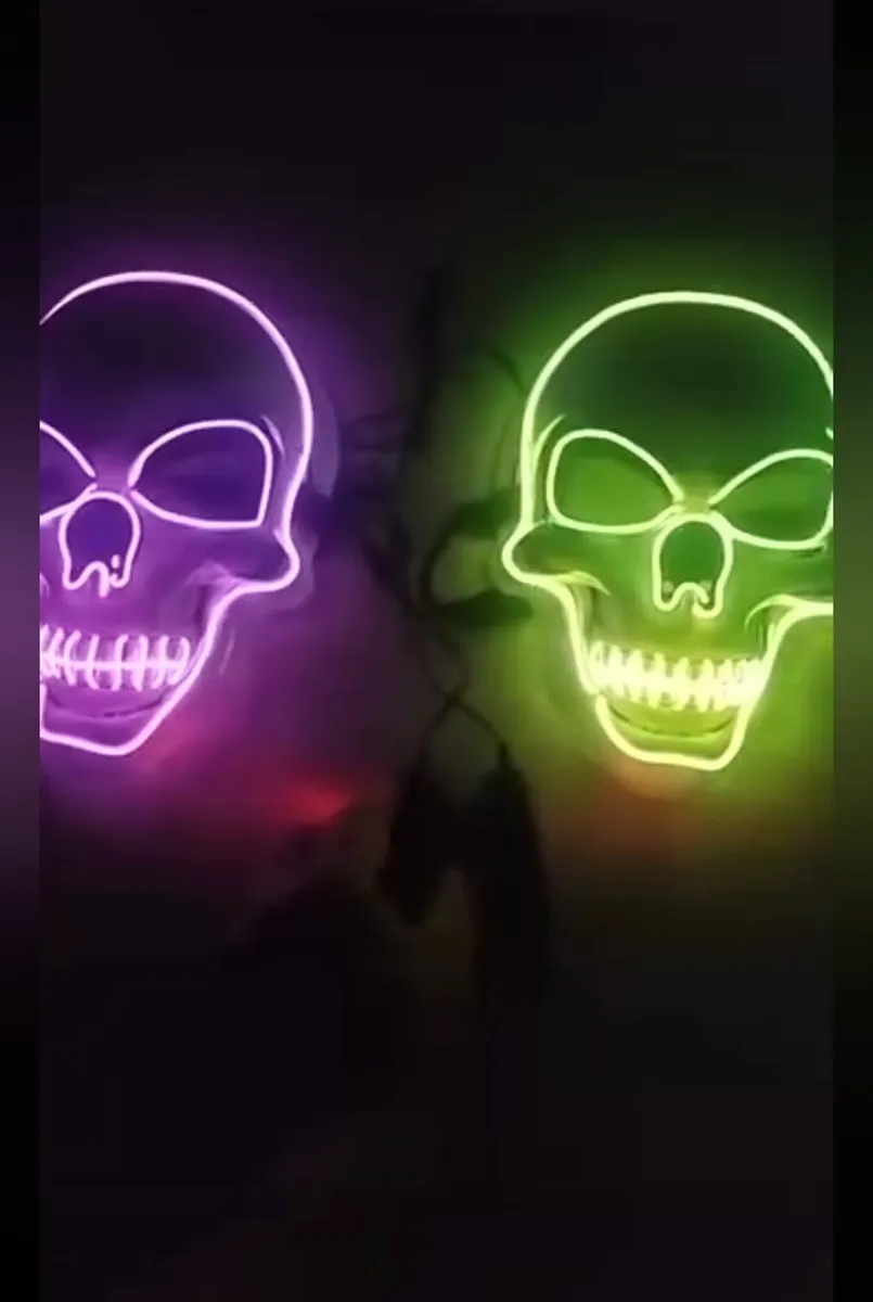 Halloween masks.
Lights up multicolour available - Image 3